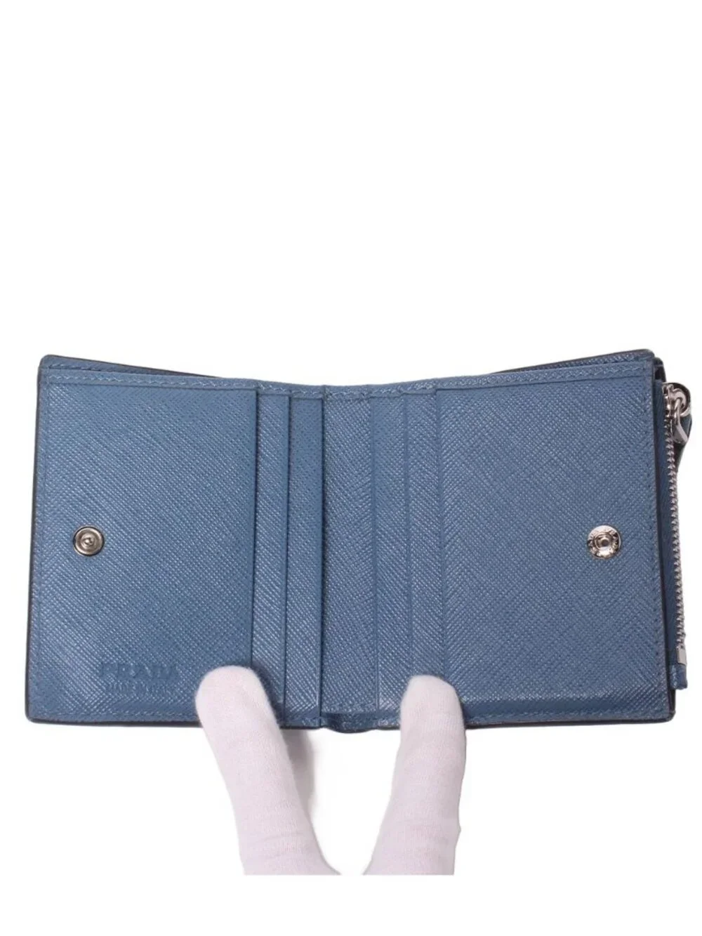 Prada Bifold Wallet Blue